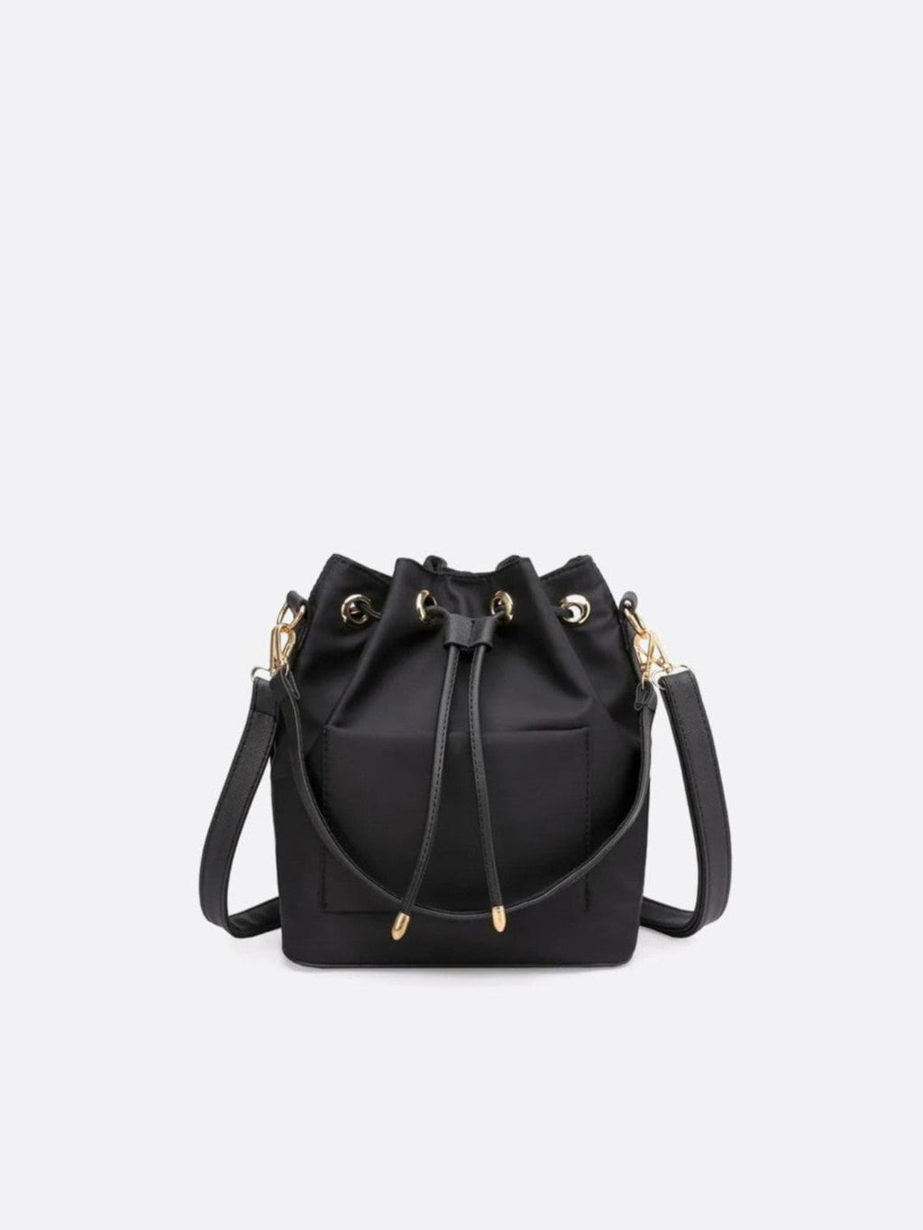 Canvas bucket bag