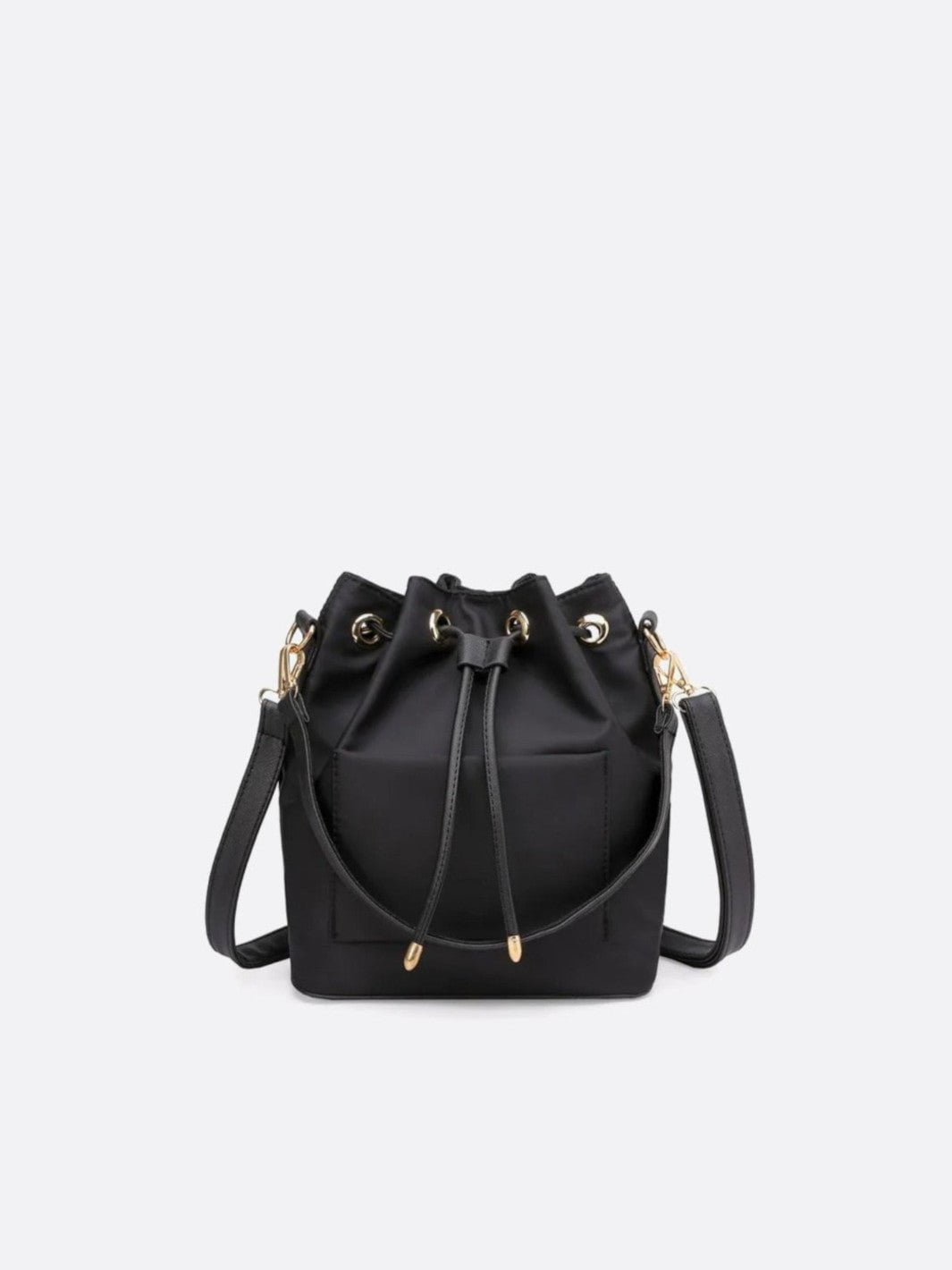 Canvas bucket bag