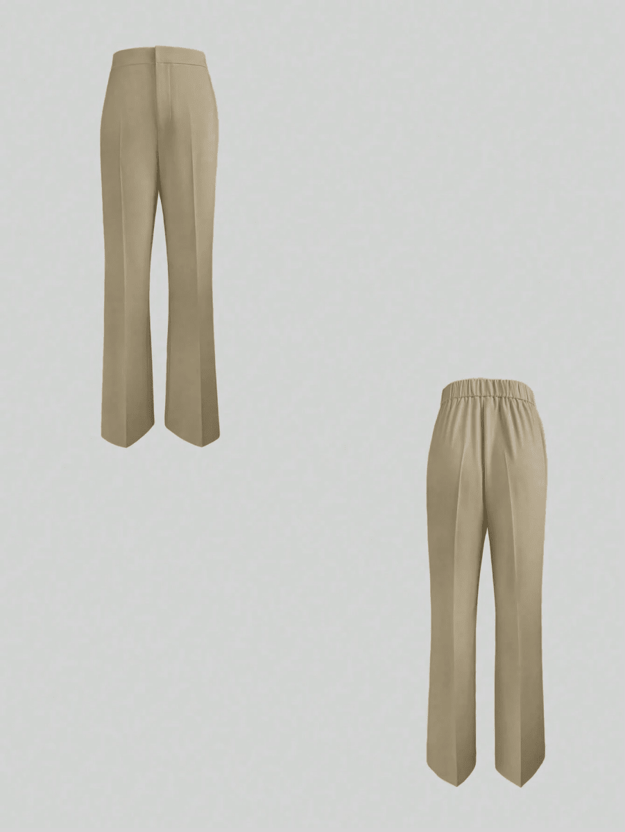 Lumière Set – Blazer, High-Neck Top, and Wide-Leg Pants