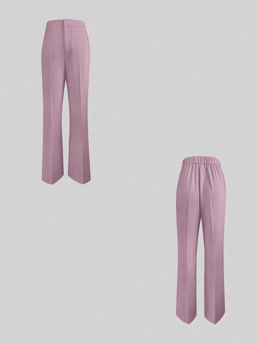 Lumière Set – Blazer, High-Neck Top, and Wide-Leg Pants