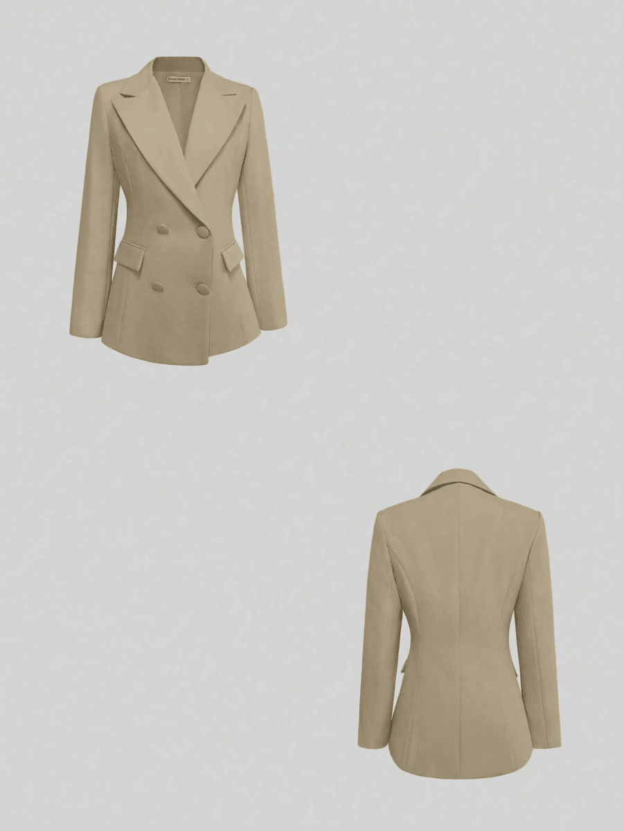 Lumière Set – Blazer, High-Neck Top, and Wide-Leg Pants