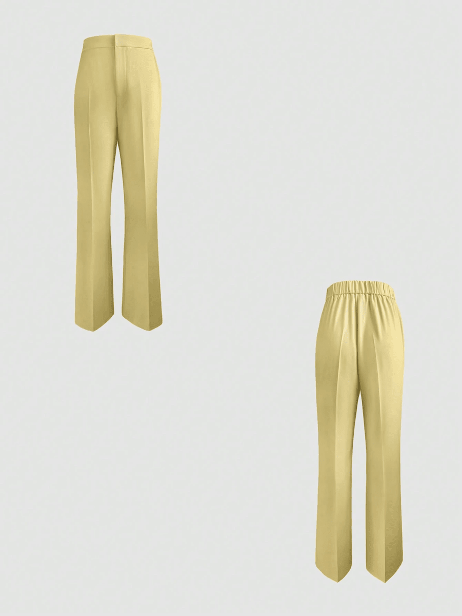 Lumière Set – Blazer, High-Neck Top, and Wide-Leg Pants