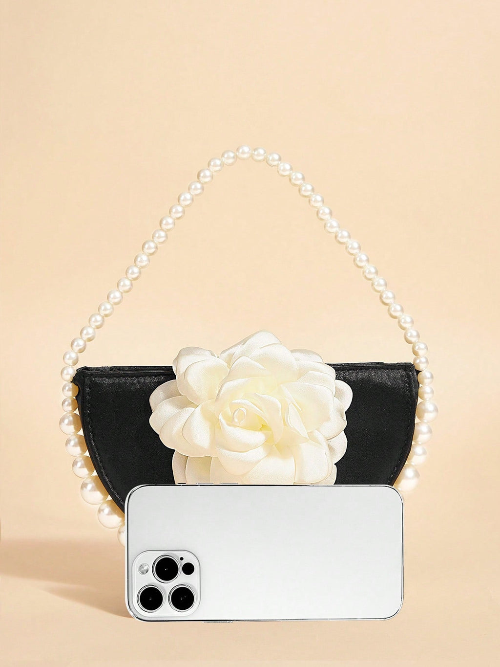 Belle Luxury, Glamorous,Elegant, Flower, Women Top Handle Bag