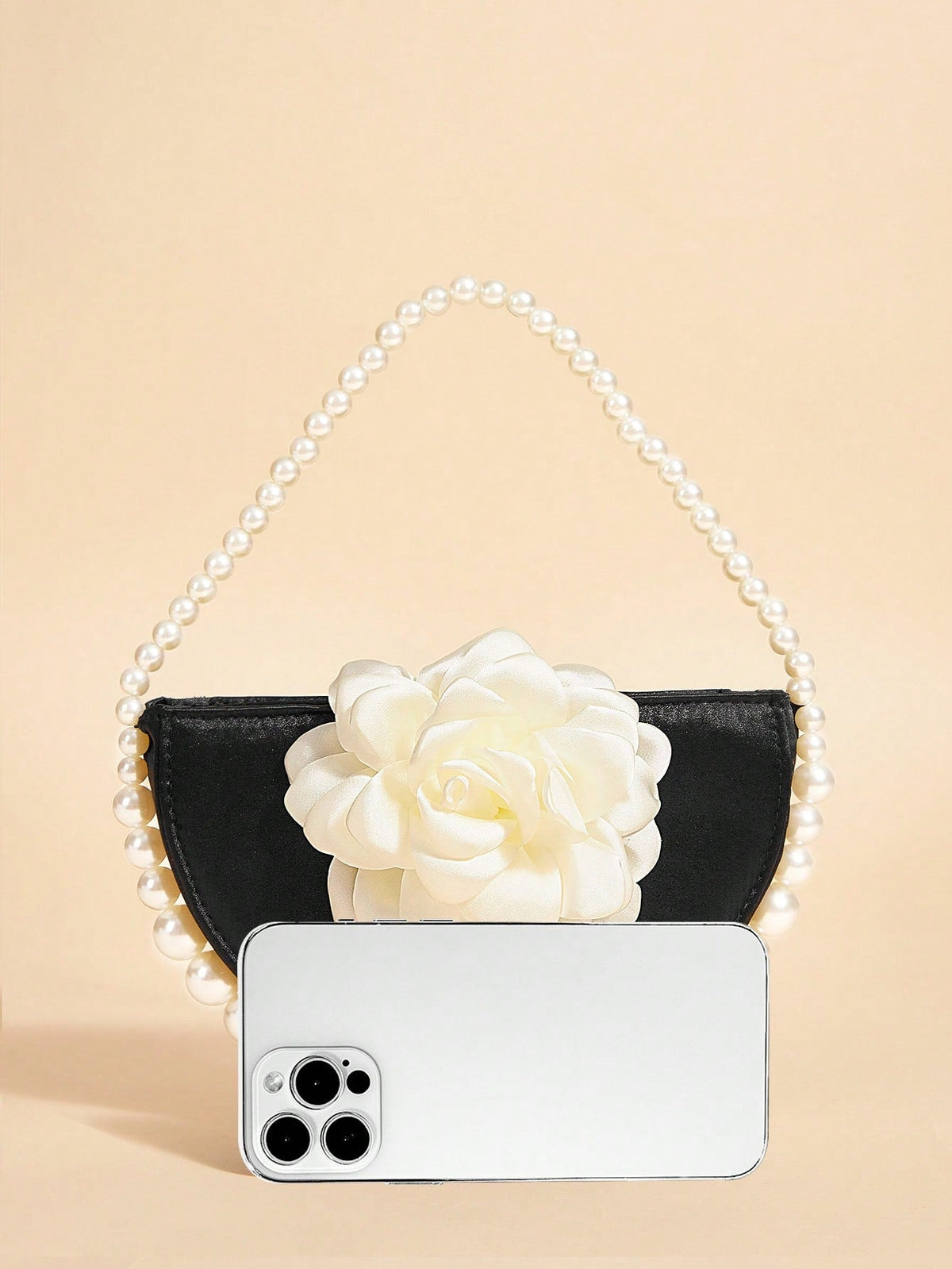 Belle Luxury, Glamorous,Elegant, Flower, Women Top Handle Bag