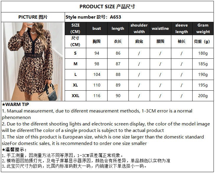 The Midnight Leopard | Women's Lace Patchwork Leopard Print V-Neck Midi Dress