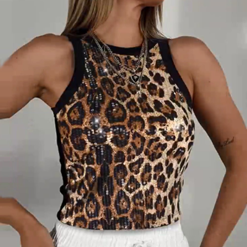 The Wild Ember | Snatched Leopard Bead Cami