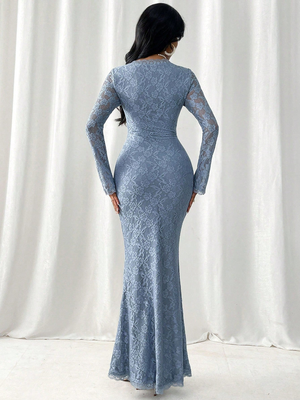 Women's Lace Bodycon Mermaid Dress
