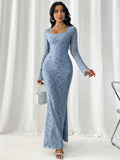 Women's Lace Bodycon Mermaid Dress