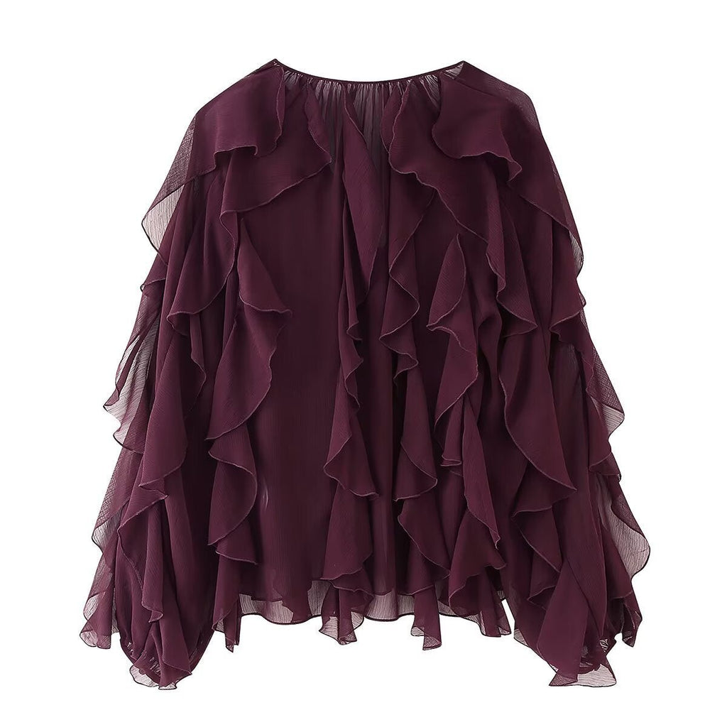 Women's Laminated Decorative Shirt