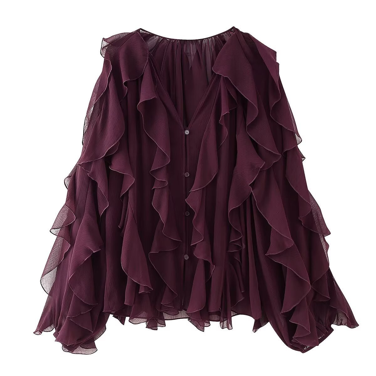 Women's Laminated Decorative Shirt