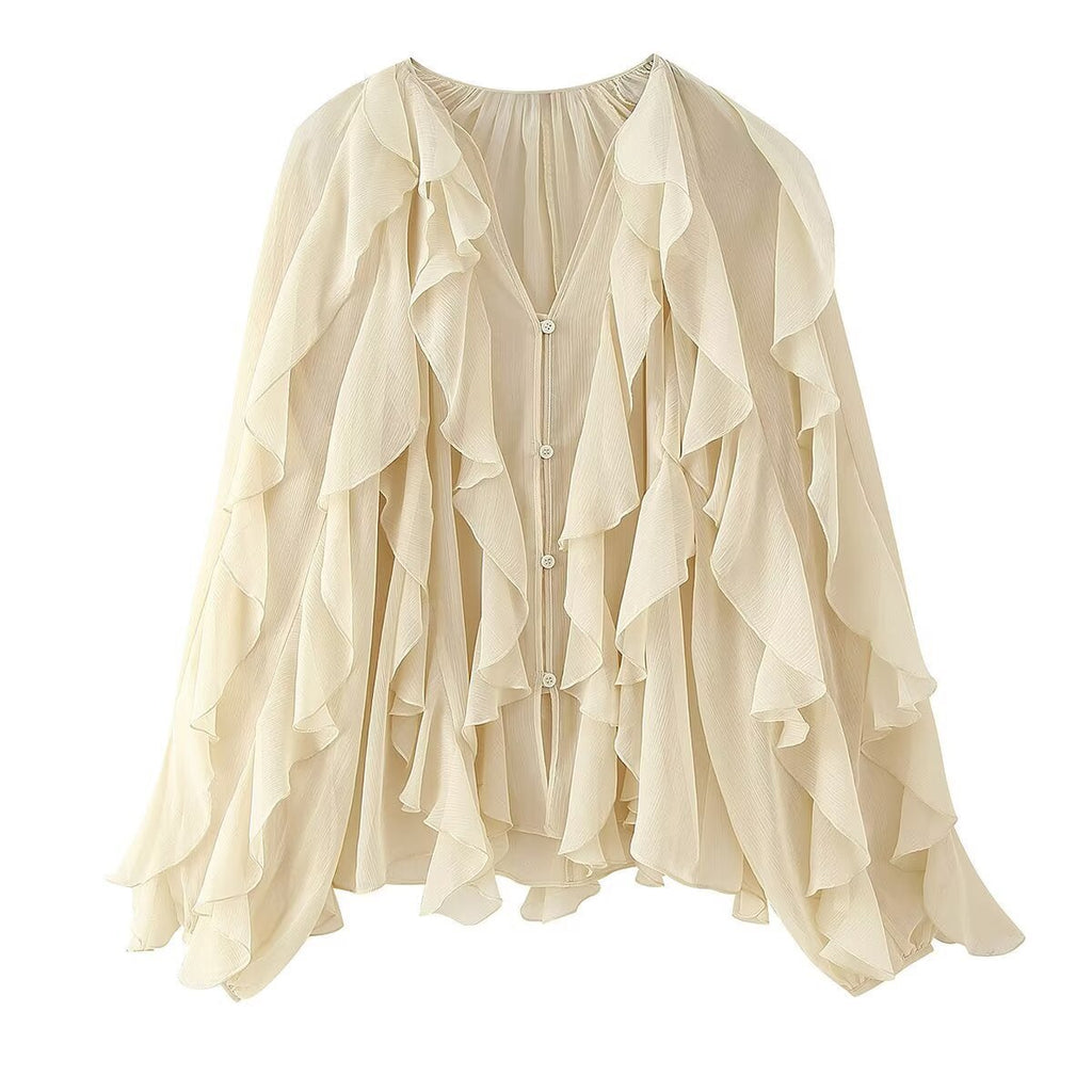 Women's Laminated Decorative Shirt