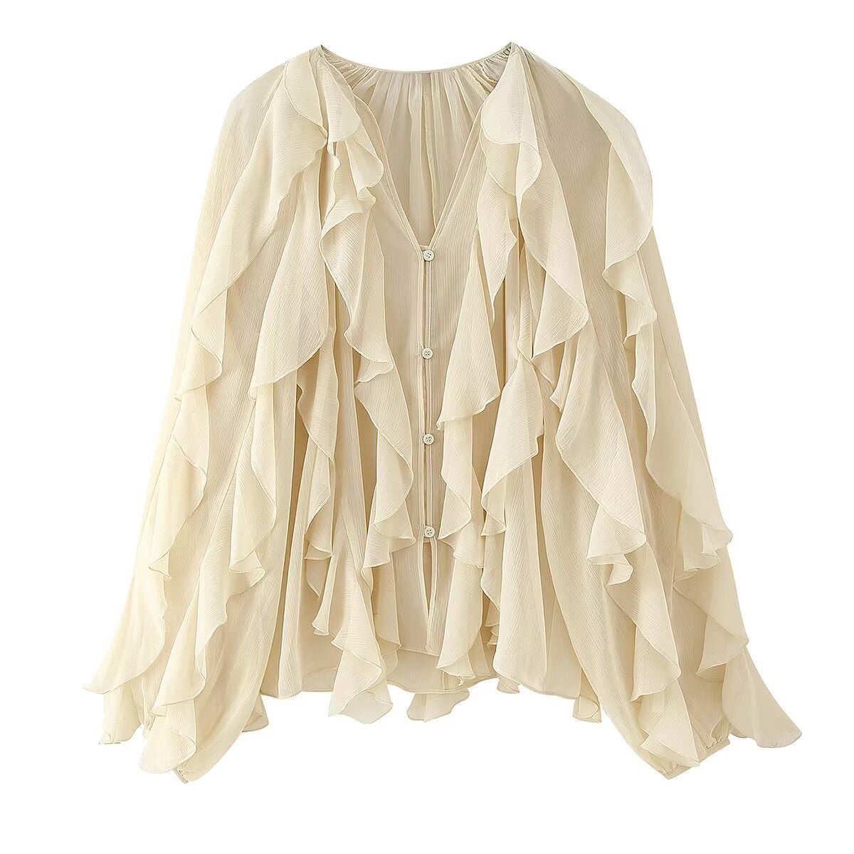 Women's Laminated Decorative Shirt